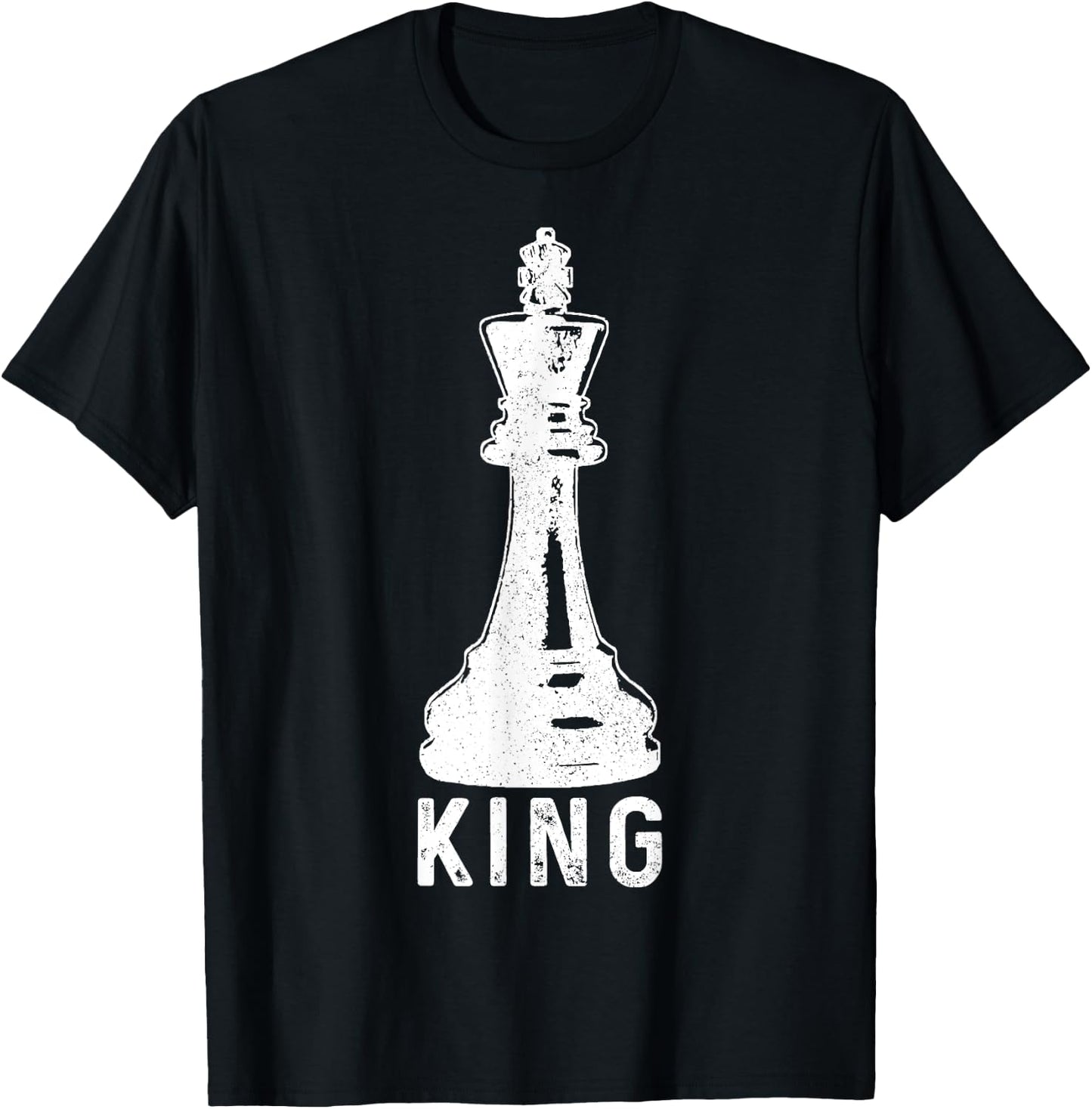 Chess Player King Vintage Halloween Costume Chess Master T-Shirt - T-Shirt | Black