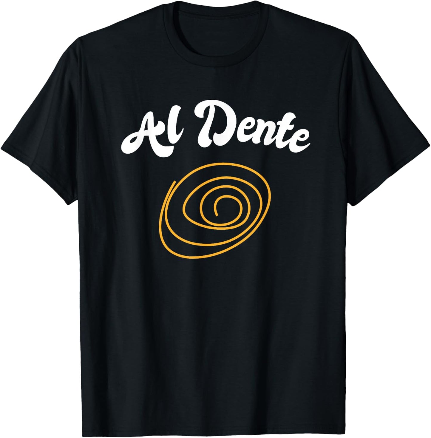 Pasta Lover Italian Cuisine Al Dente Spaghetti Cheese T-Shirt - T-Shirt | Black