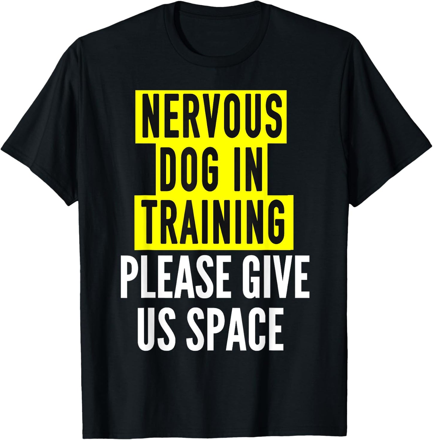 Nervous Dog Owners & Reactive Dog In Training - BOTH SIDES Women Girls Kids T-Shirt - T-Shirt | Black