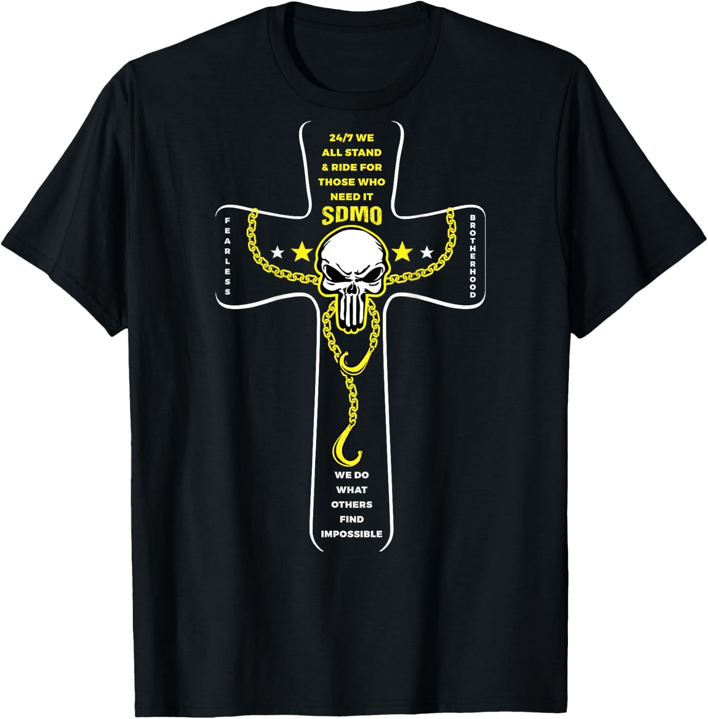 Slow Down Move Over It's the Law T-Shirt - T-Shirt | Black