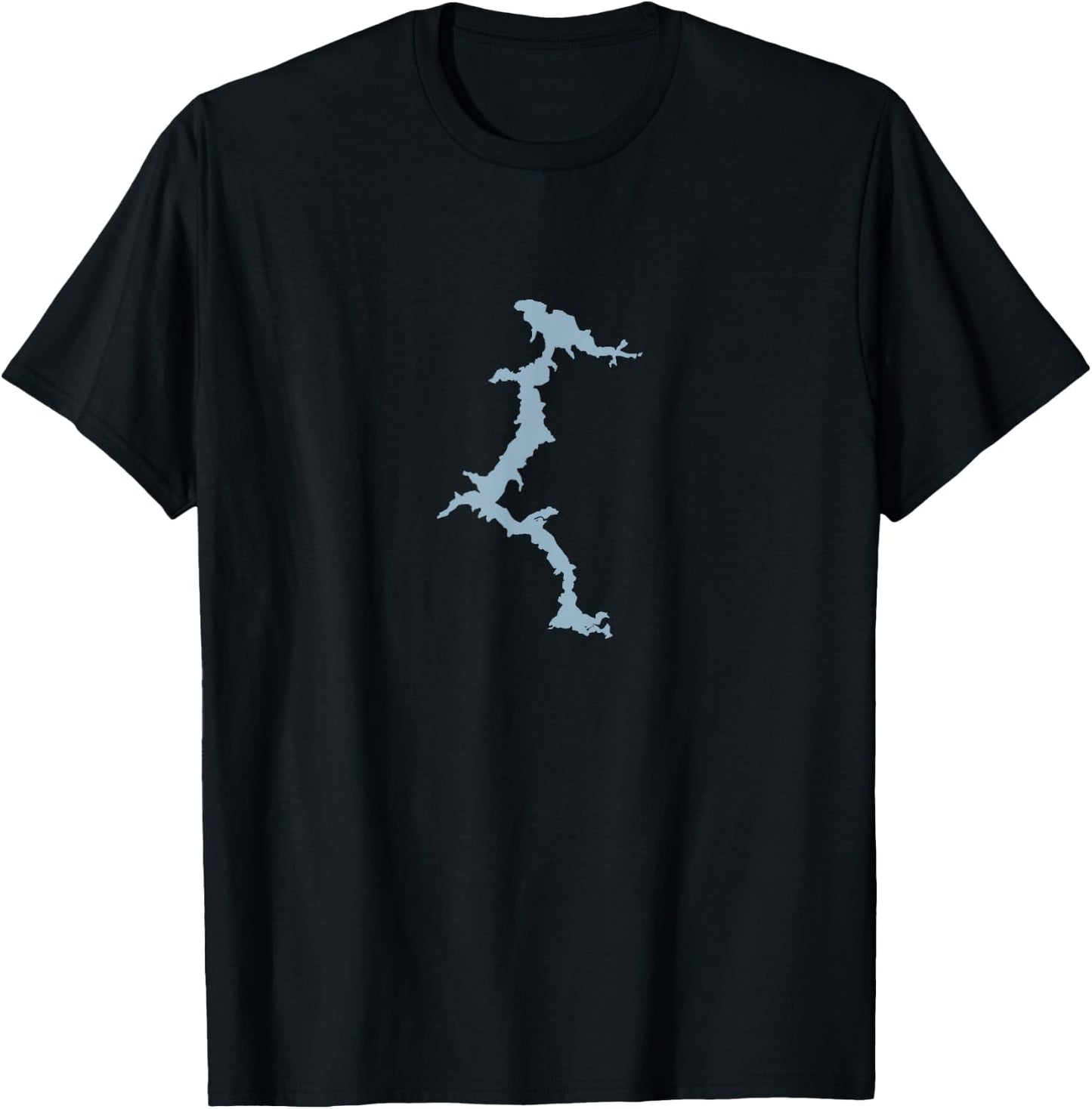 Lake Coeur d'Alene - Blue T-Shirt - T-Shirt | Black