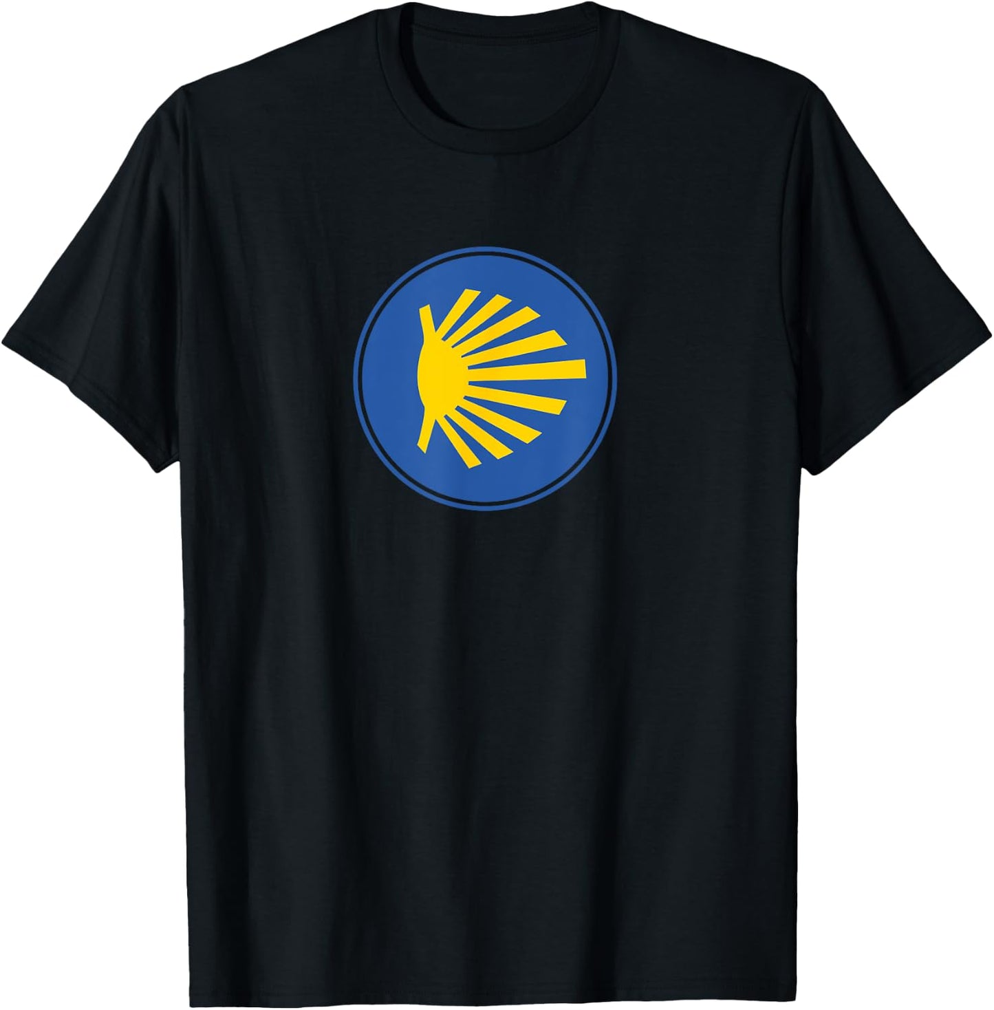 Pilgrim Shell St. James Camino De Santiago T-Shirt - T-Shirt | Black