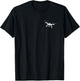 Drone Logo Drone Pilot Gift UAS UAV Drone T-Shirt - T-Shirt | Black