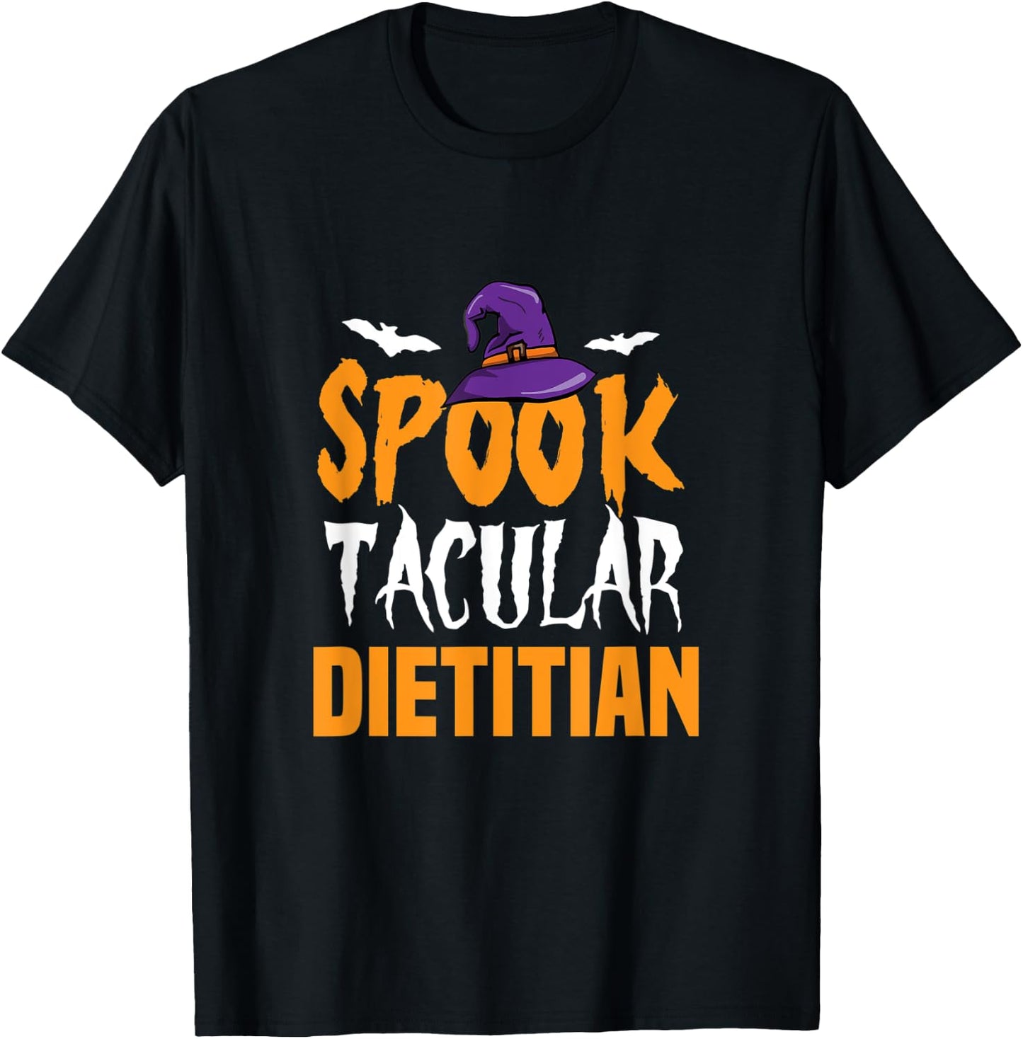 Spooktacular Dietitian Halloween Costume Gift T-Shirt - T-Shirt | Black