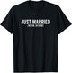 Just Married So Far So Good Wedding Bride Groom Couple T-Shirt - T-Shirt | Black
