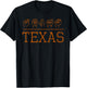 Deaf Pride Texas Trendy ASL Sign Language Fan Gift Shirt T-Shirt - T-Shirt | Black