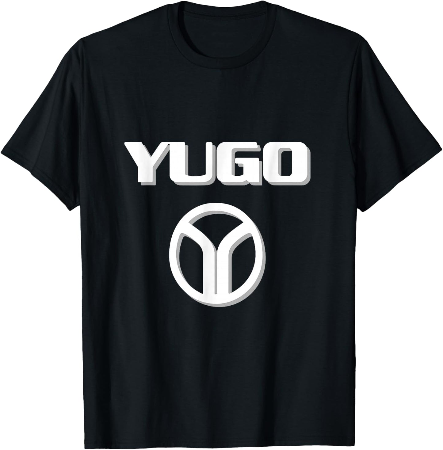 Yugo Car Logo T-Shirt - T-Shirt | Black