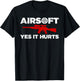 Funny Airsoft Art Women Paintball Combat Sport T-Shirt - T-Shirt | Black