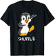 Shuffle dancing penguin Shirt Shuffle Dance Music Techno T-Shirt - T-Shirt | Black