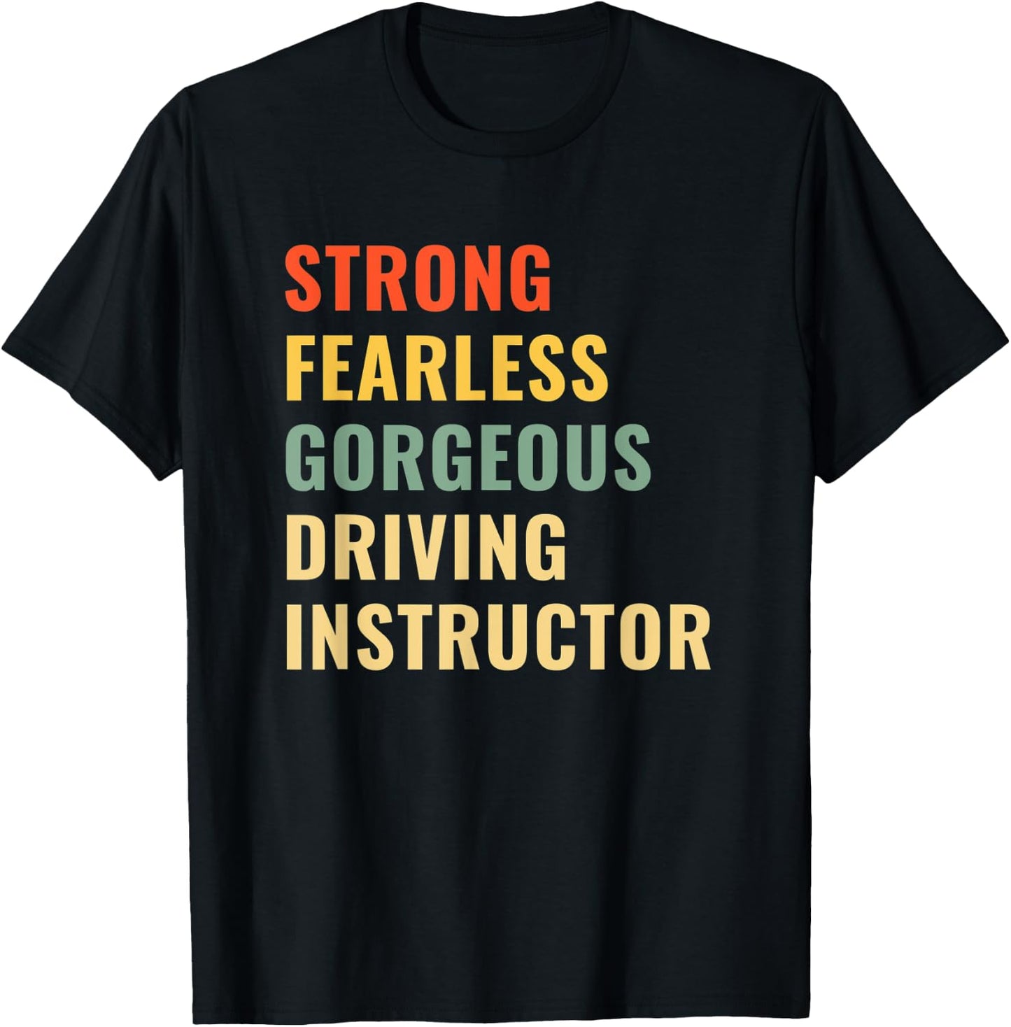 Driving School Teacher Driving Instructor T-Shirt - T-Shirt | Black