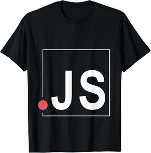 JS | Java Script T Shirt | Programming T-Shirt - T-Shirt | Black