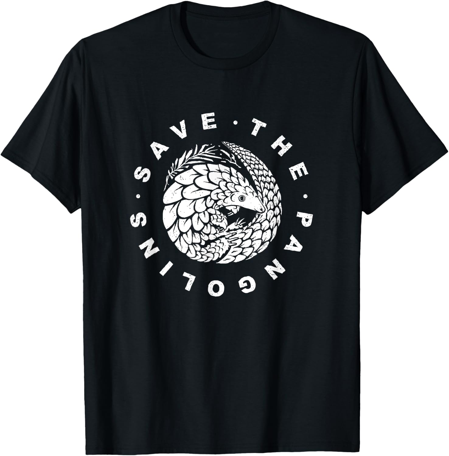 Wildlife Conservation - Save The Pangolin Animal Welfare T-Shirt - T-Shirt | Black