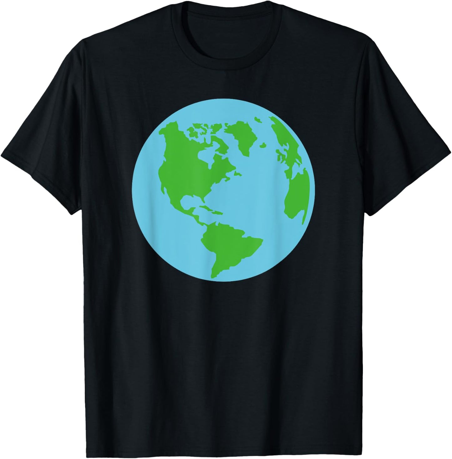 Globe world map T-Shirt - T-Shirt | Black
