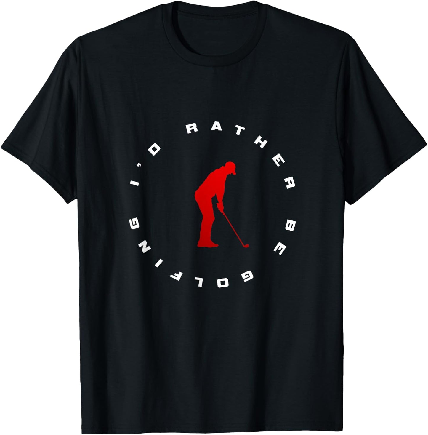 Golfer Golf T-Shirt - T-Shirt | Black