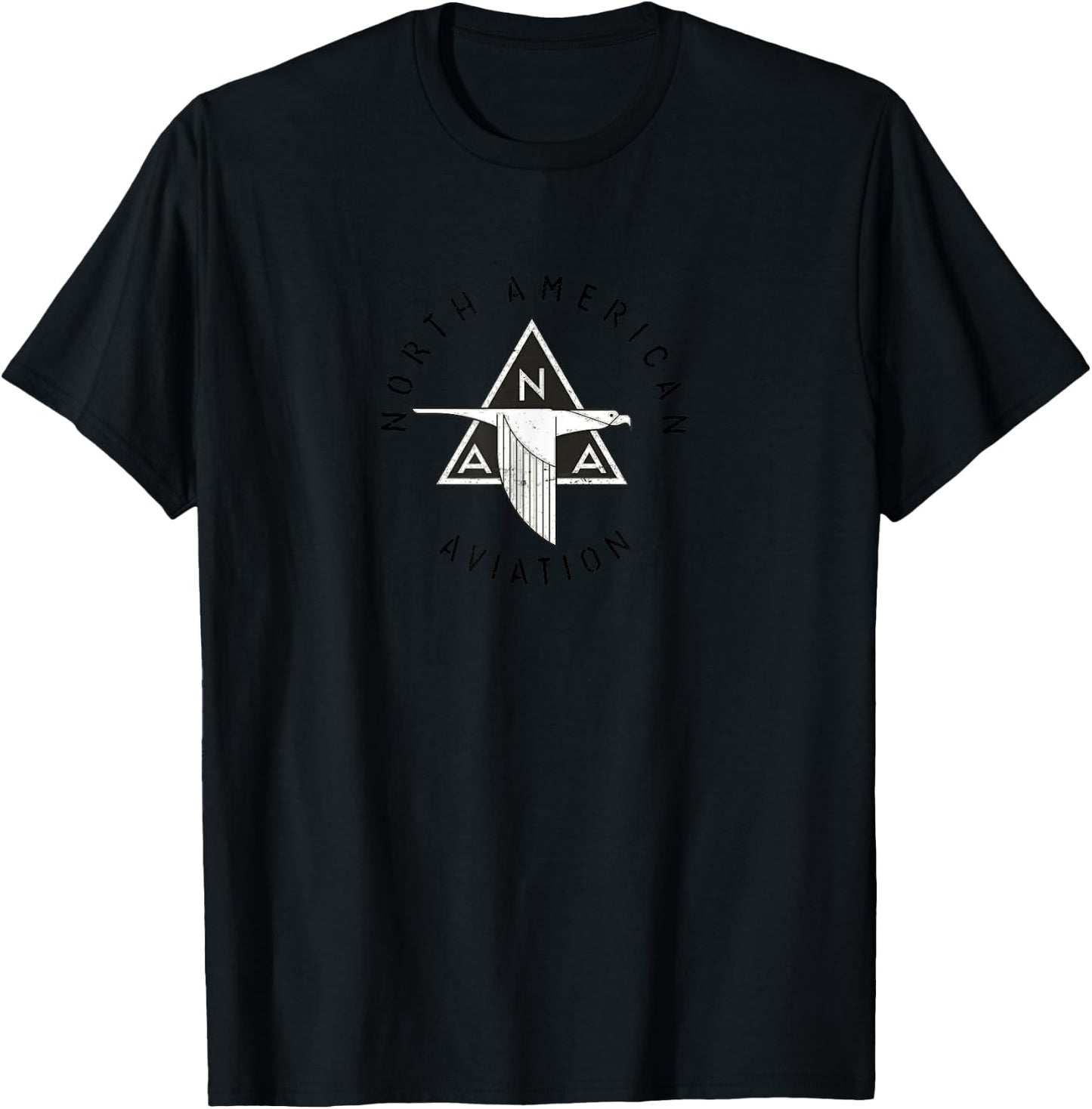North American Aviation logo T-Shirt - T-Shirt | Black