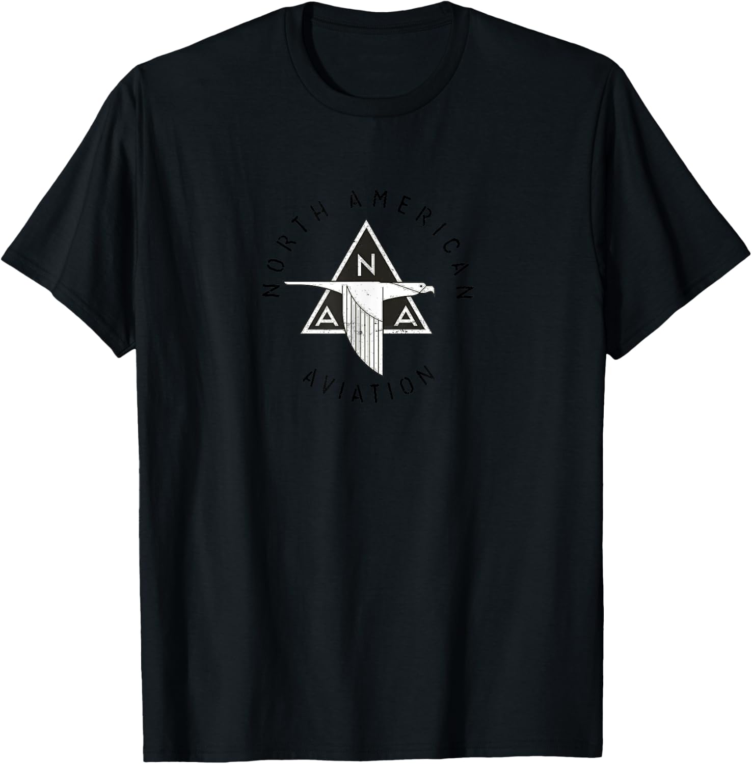 North American Aviation logo T-Shirt - T-Shirt | Black