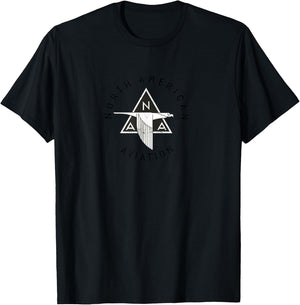 North American Aviation logo T-Shirt - T-Shirt | Black