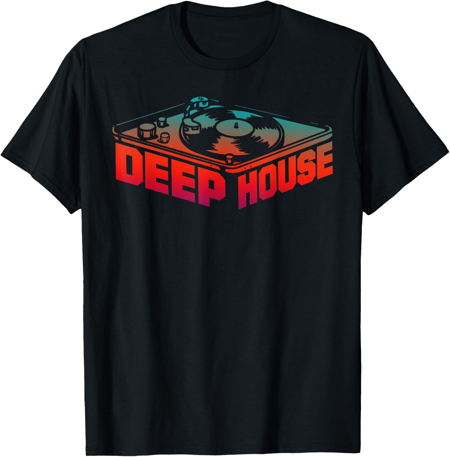 Deep House Music T-Shirt - T-Shirt | Black