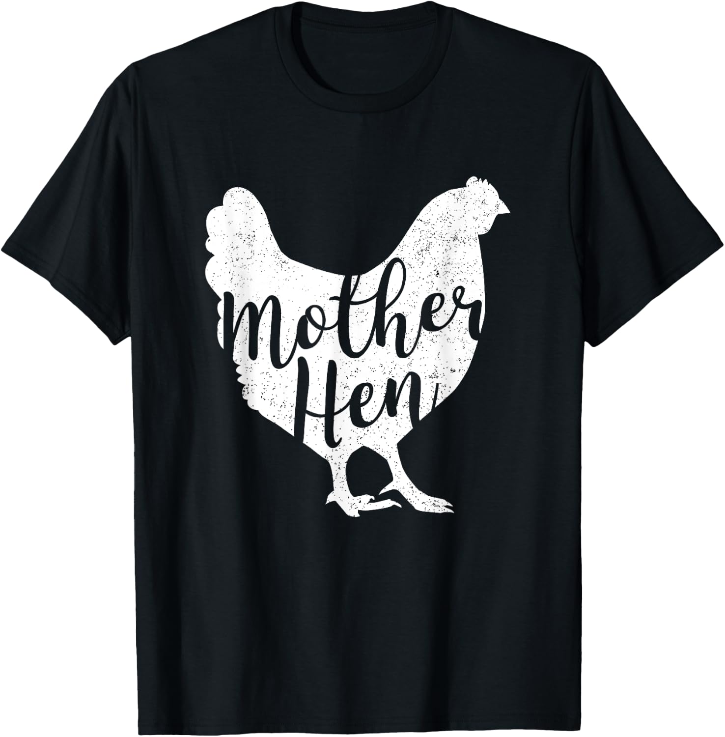 Mother Hen Happy Mother's Day Cute Chicken Gift T-Shirt - T-Shirt | Black