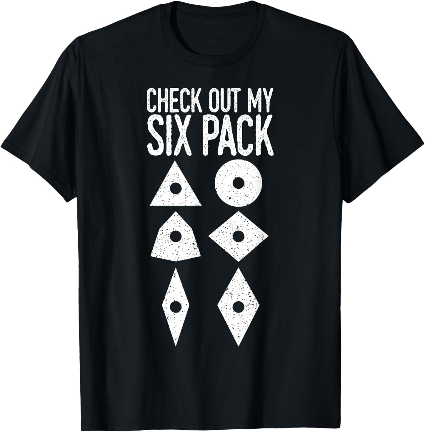 Machinist Six Pack CNC Machine Tools Machinery Operator Job T-Shirt - T-Shirt | Black