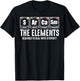 Sarcasm Periodic Table Elements Science Sarcasm Humor Geek T-Shirt - T-Shirt | Black