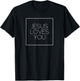 Jesus Loves You T-Shirt - T-Shirt | Black