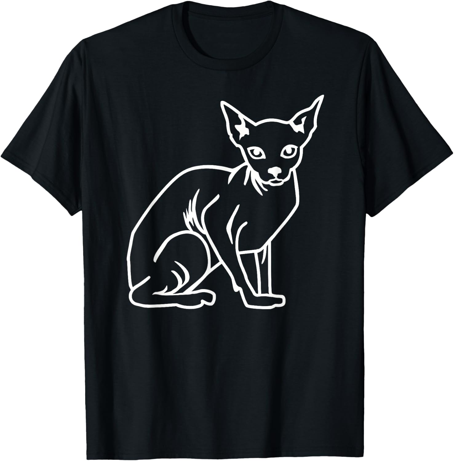 Sphynx cat T-Shirt - T-Shirt | Black