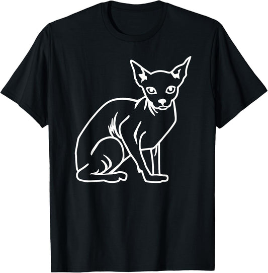 Sphynx cat T-Shirt - T-Shirt | Black