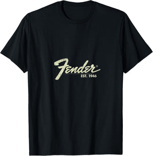 Fender Classic Fender Est. 1946 V-Neck T-Shirt - T-Shirt | Black