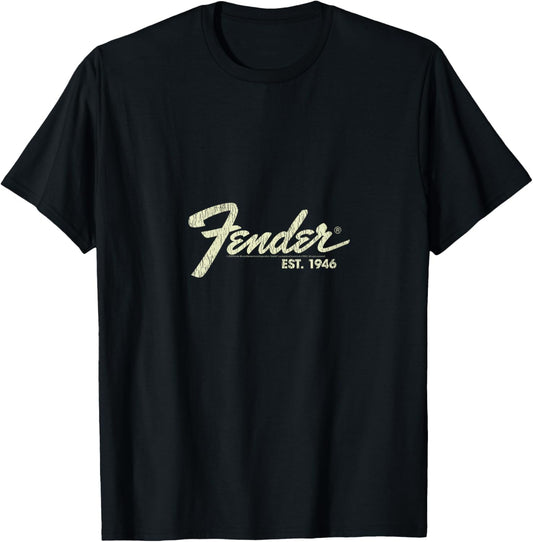 Fender Classic Fender Est. 1946 V-Neck T-Shirt - T-Shirt | Black