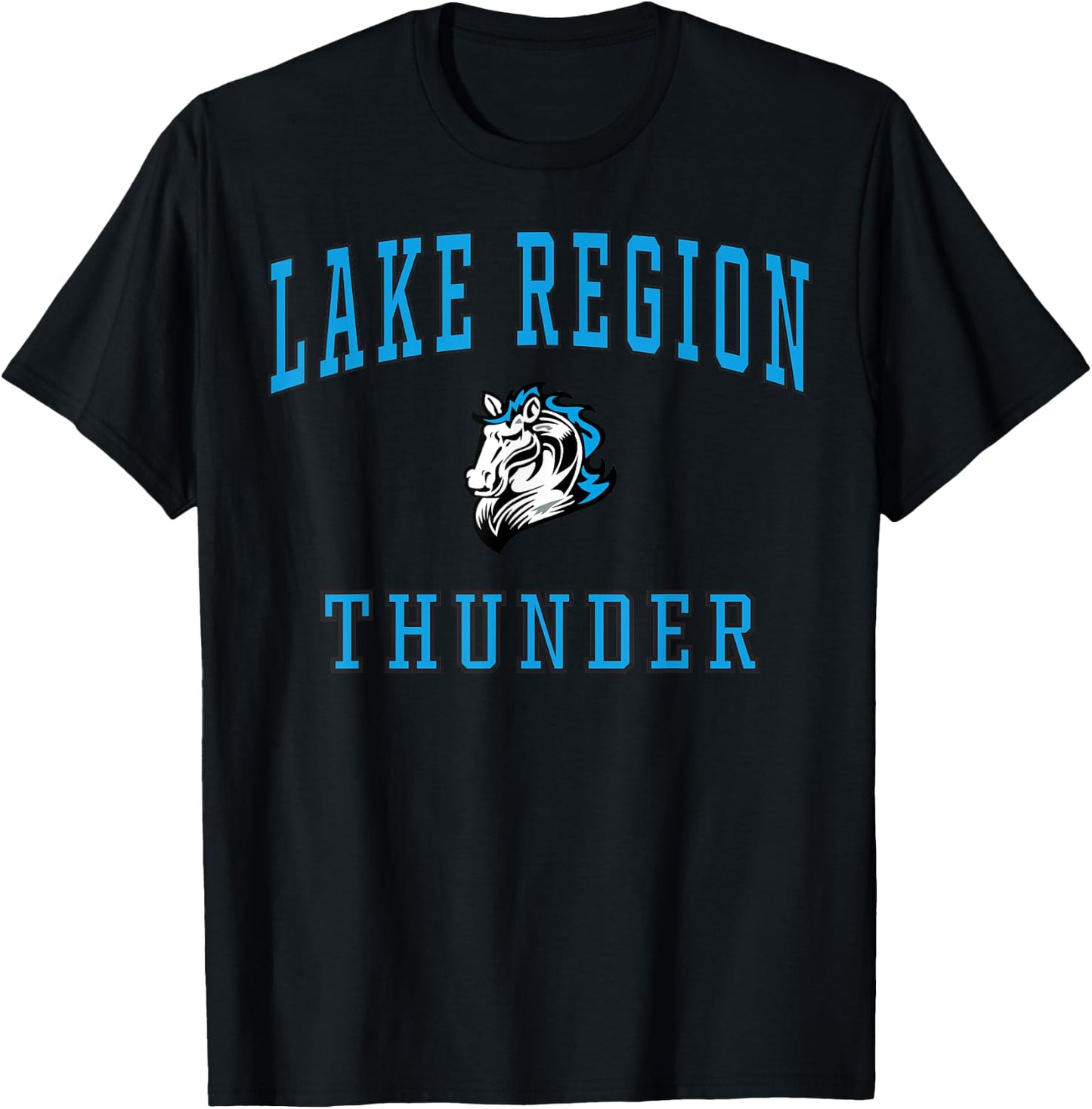 Lake Region High School Thunder C1 T-Shirt - T-Shirt | Black