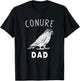 Conure Dad Green Cheek Conure Parrot Bird Papa T-Shirt - T-Shirt | Black