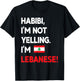 Habibi I'm Lebanese! - Funny Shirt T-Shirt - T-Shirt | Black