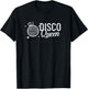 Disco Queen Music Light Ball Party Night Dancing Club T-Shirt - T-Shirt | Black