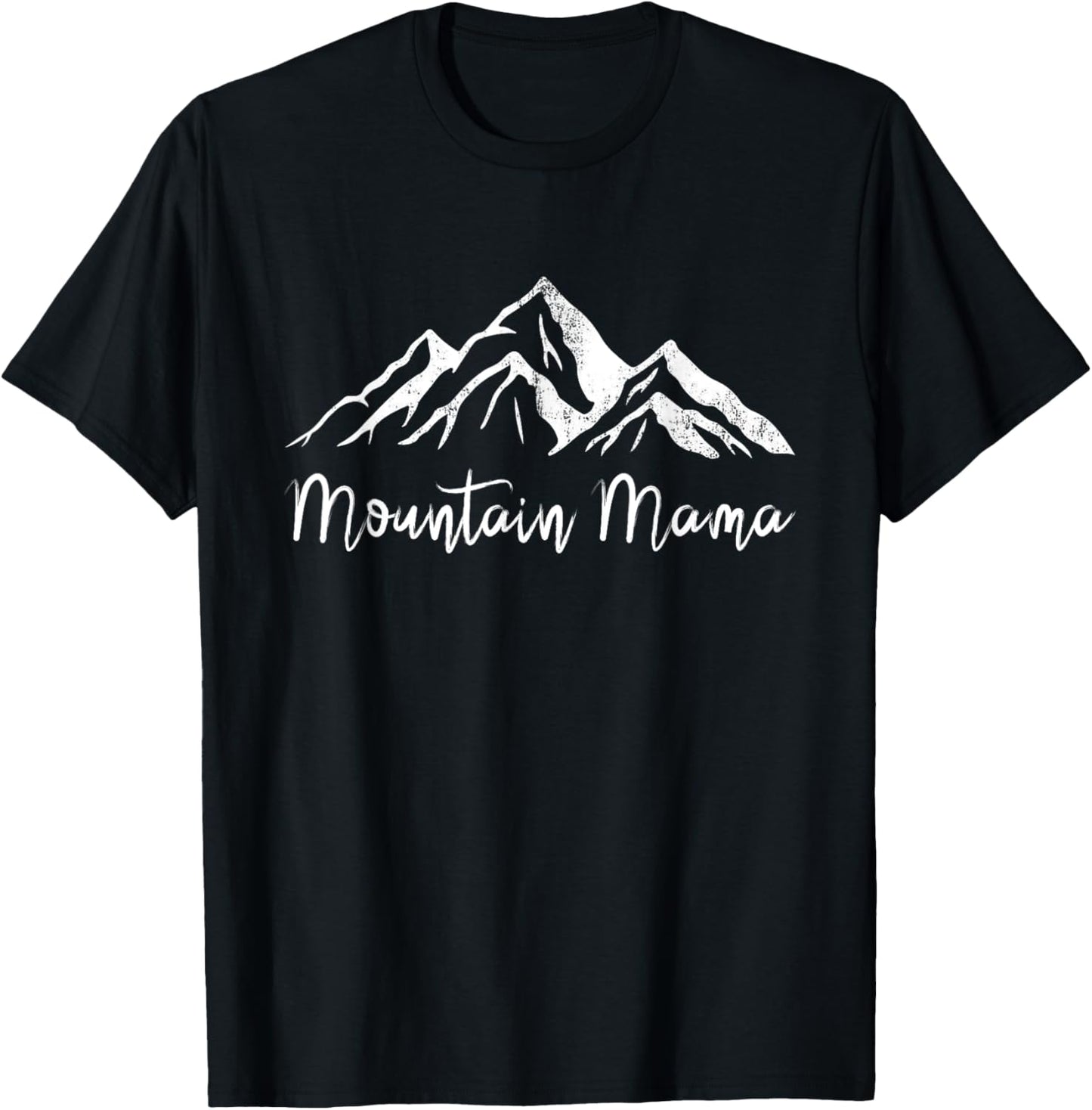 Mountain Mama Camping Hiking Mom Adventure Mothers Day T-Shirt - T-Shirt | Black