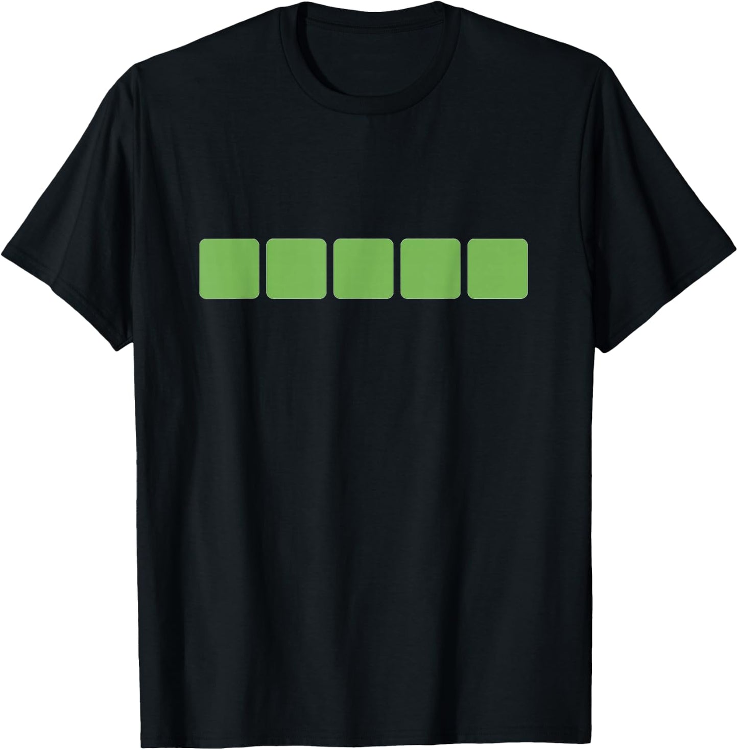 Wordle T-Shirt - T-Shirt | Black