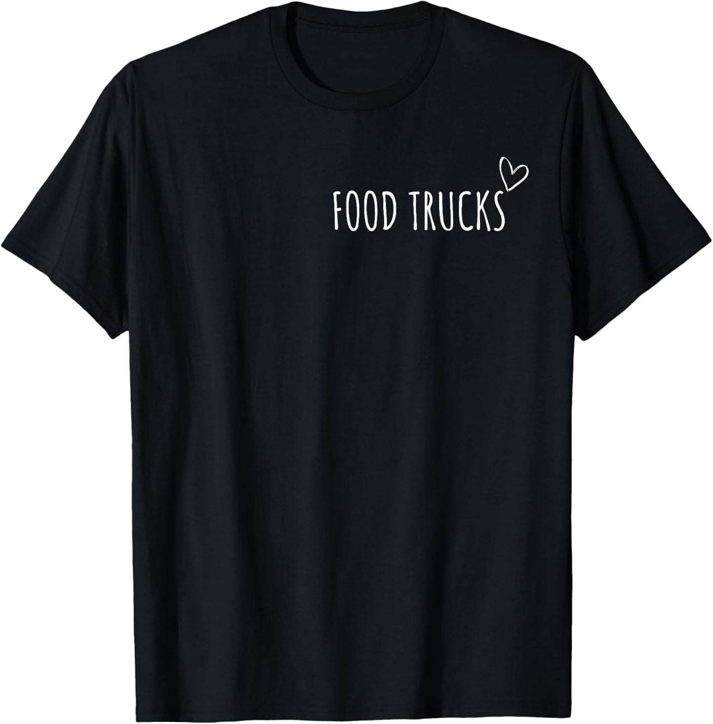 Food Trucks Lover Men Women Kids Street Food Gourmet Cuisine T-Shirt - T-Shirt | Black