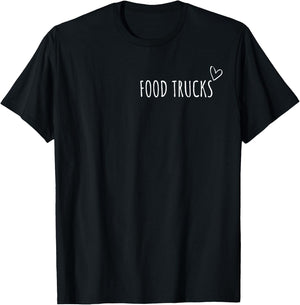 Food Trucks Lover Men Women Kids Street Food Gourmet Cuisine T-Shirt - T-Shirt | Black