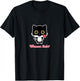 Wanna lick cat kitten funny candy woman girlfriend birthday T-Shirt - T-Shirt | Black