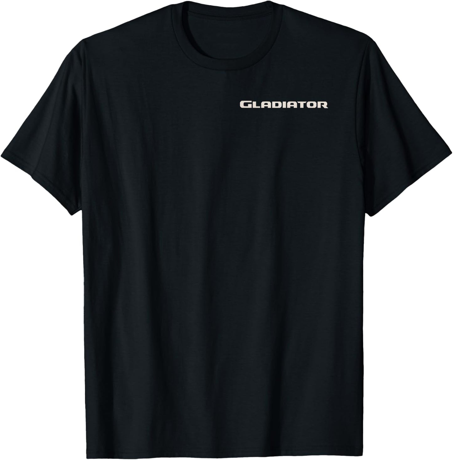 Jeep Gladiator Freedom and Adventure (Front/Back) Small T-Shirt - T-Shirt | Black