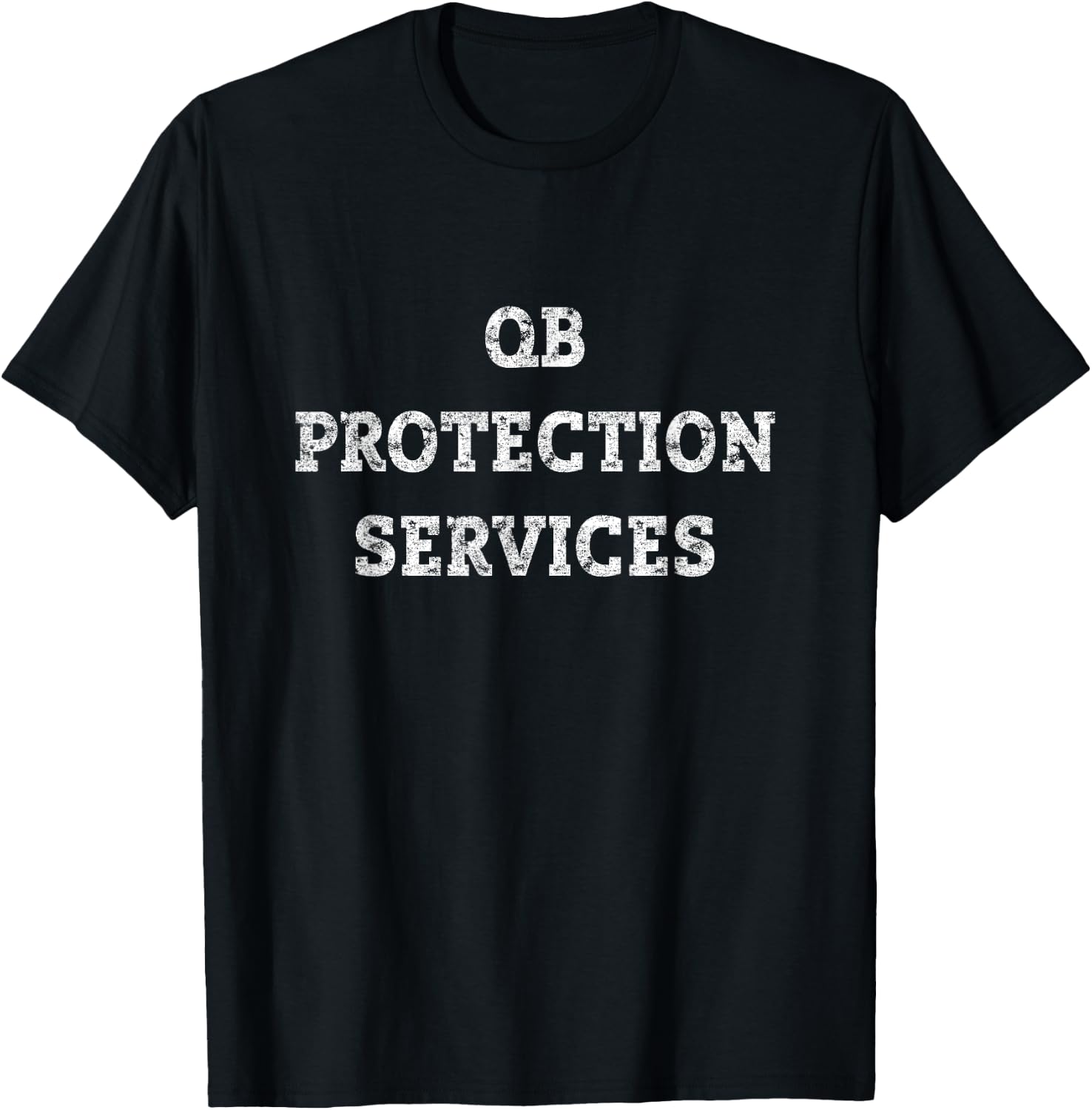 QB protection services T-Shirt - T-Shirt | Black
