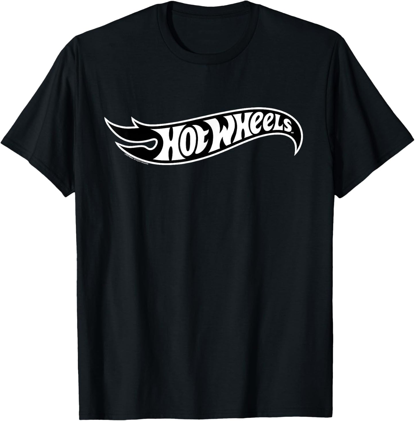 Hot Wheels - Black Flame Logo T-Shirt - T-Shirt | Black