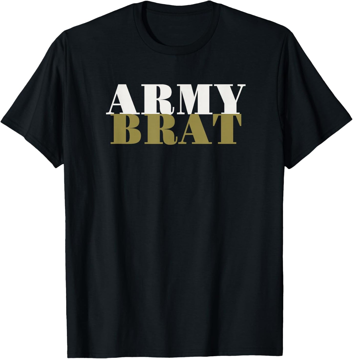 Proud US Army Brat Military Shirt , Women and Kids T-Shirt - T-Shirt | Black