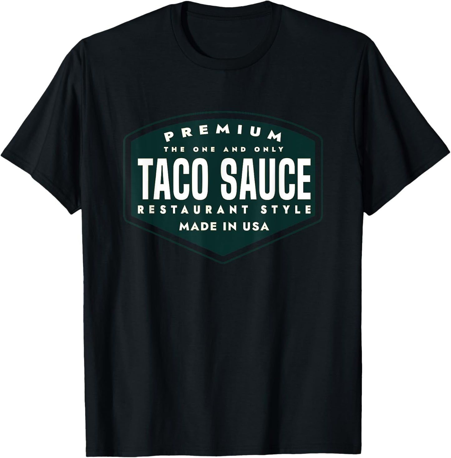 Matching Group Halloween Costume Food Condiment Taco Sauce T-Shirt - T-Shirt | Black