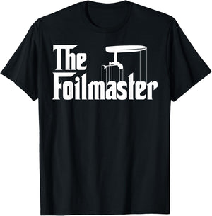The Foilmaster - Funny E-foil Foilboard Surfing Gift T-Shirt - T-Shirt | Black