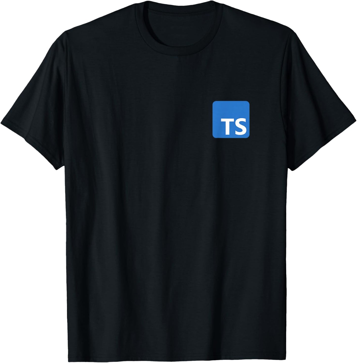 TypeScript Programming Logo TS Logo for Programmers T-Shirt - T-Shirt | Black