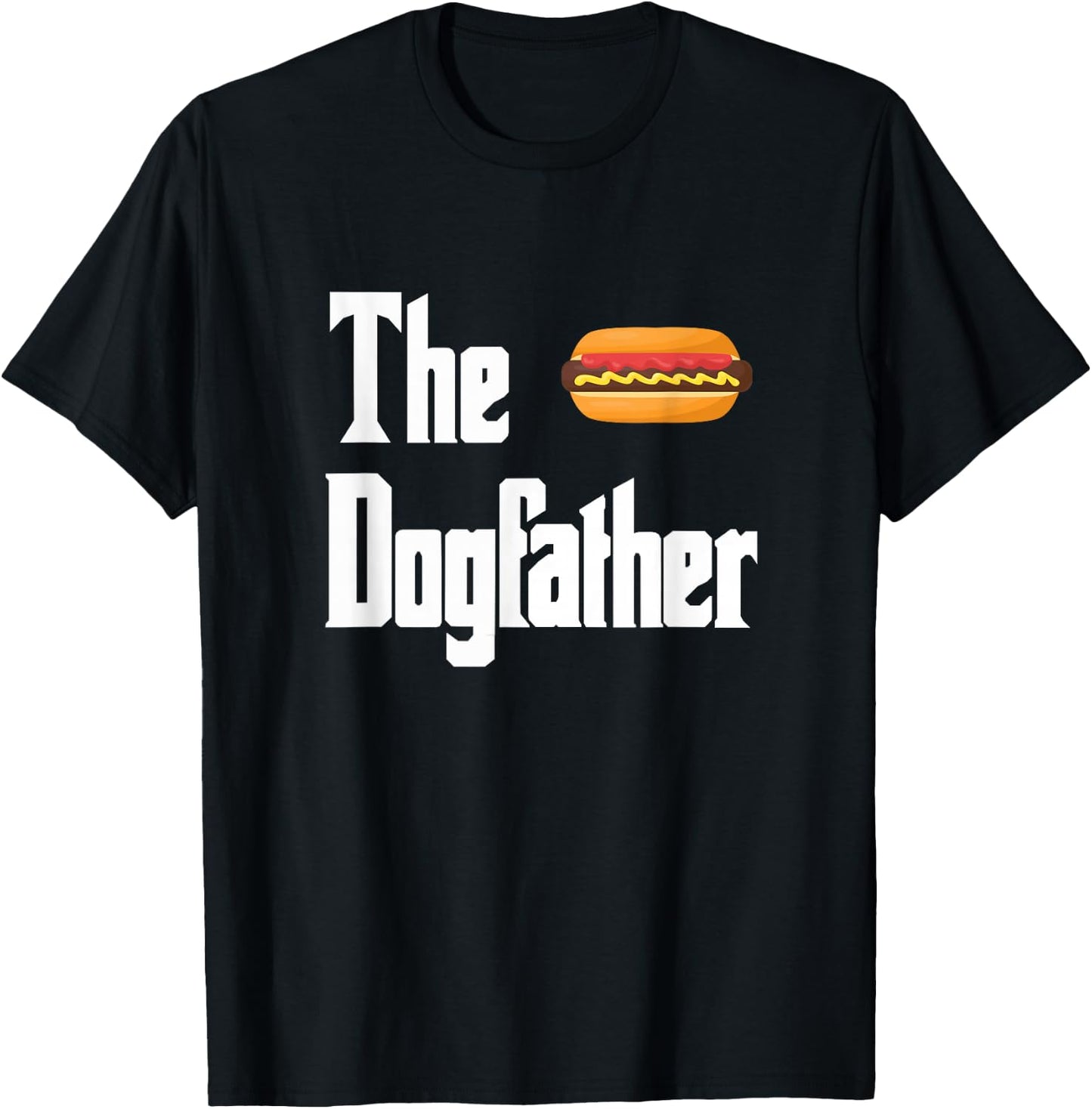 Dogfather Hot Dog T-Shirt - T-Shirt | Black