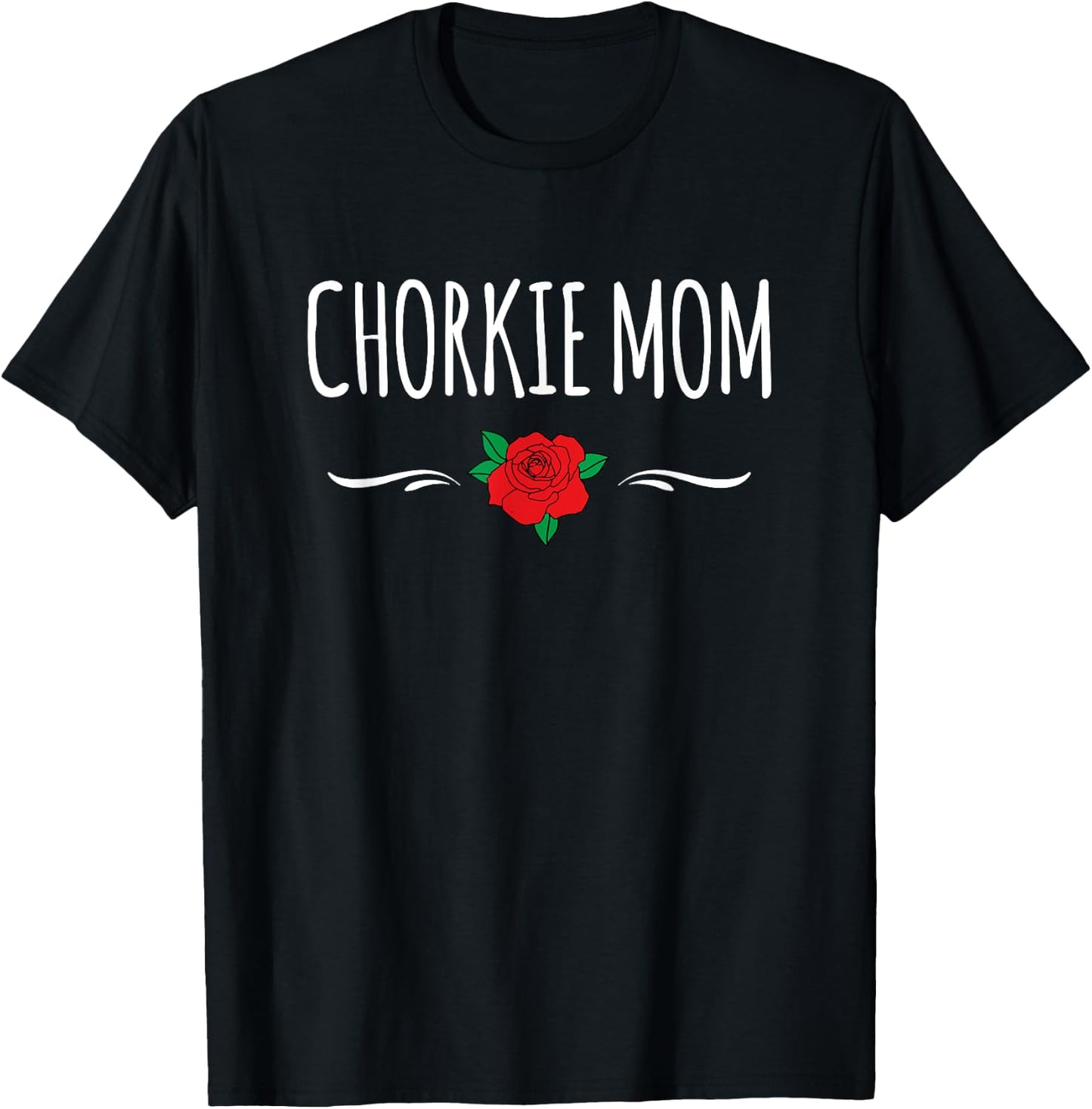 Chorkie Mom T-Shirt - T-Shirt | Black