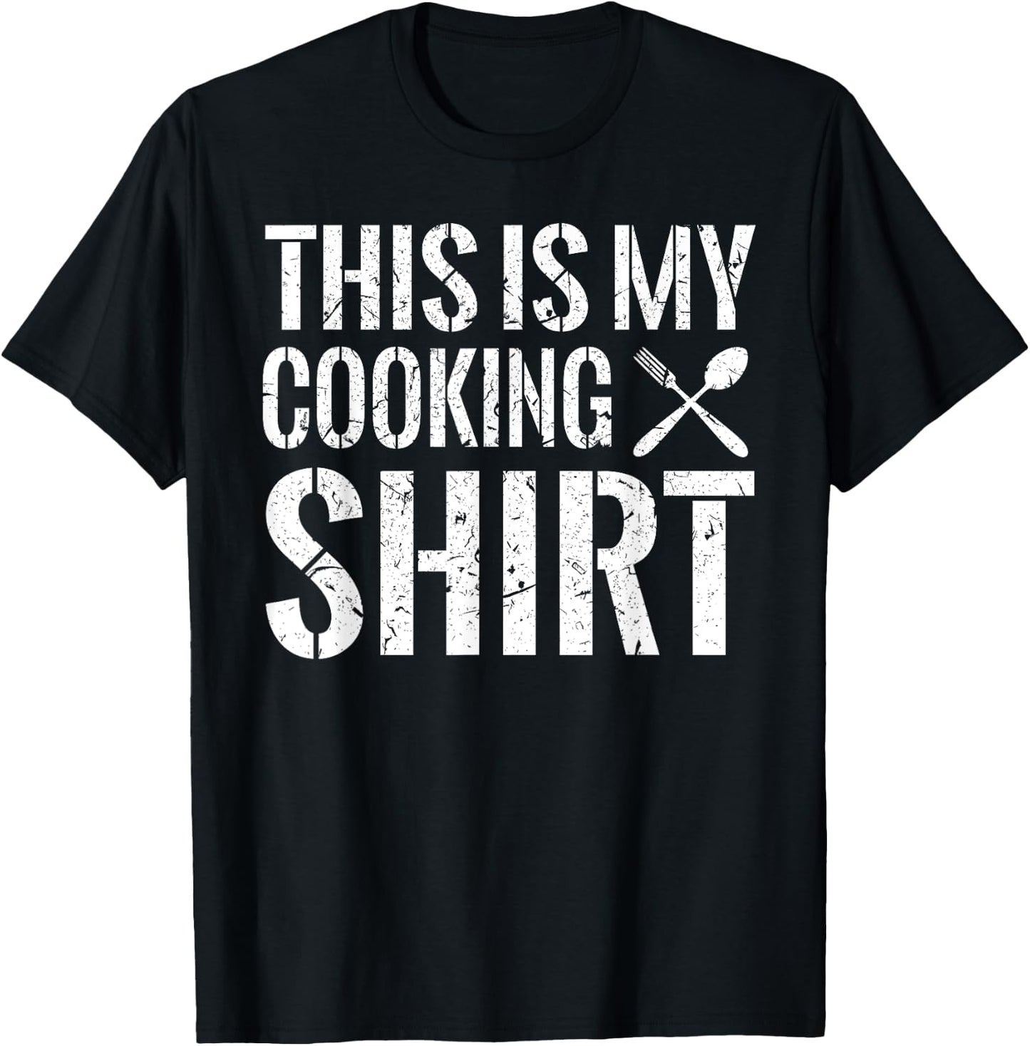 This Is My Cooking Cook Barbecus Foodies Chef Birthday Party T-Shirt - T-Shirt | Black
