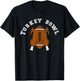 Turkey Bowl - Thanksgiving Football T-Shirt - T-Shirt | Black